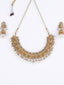 Gold-Plated Kundan-Studded & Beaded Jewellery Set