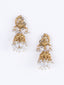 Gold-Plated Kundan-Studded & Beaded Jewellery Set