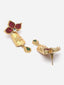 Gold Plated Artificial Stones and Beads Jewellery Set