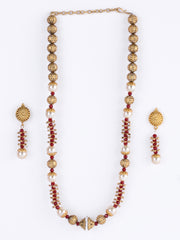 Gold Plated Beaded Jewellery Set