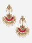 Gold Plated Artificial Stones and Beads Studded 2-in-1 Reversible Jewellery Set