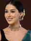 Gold-Plated Kundan-Studded & Beaded Jewellery Set