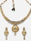 Gold-Plated Stone-Studded Jewellery Set