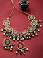 Gold-Plated Kundan-Studded & Beaded Jewellery Set