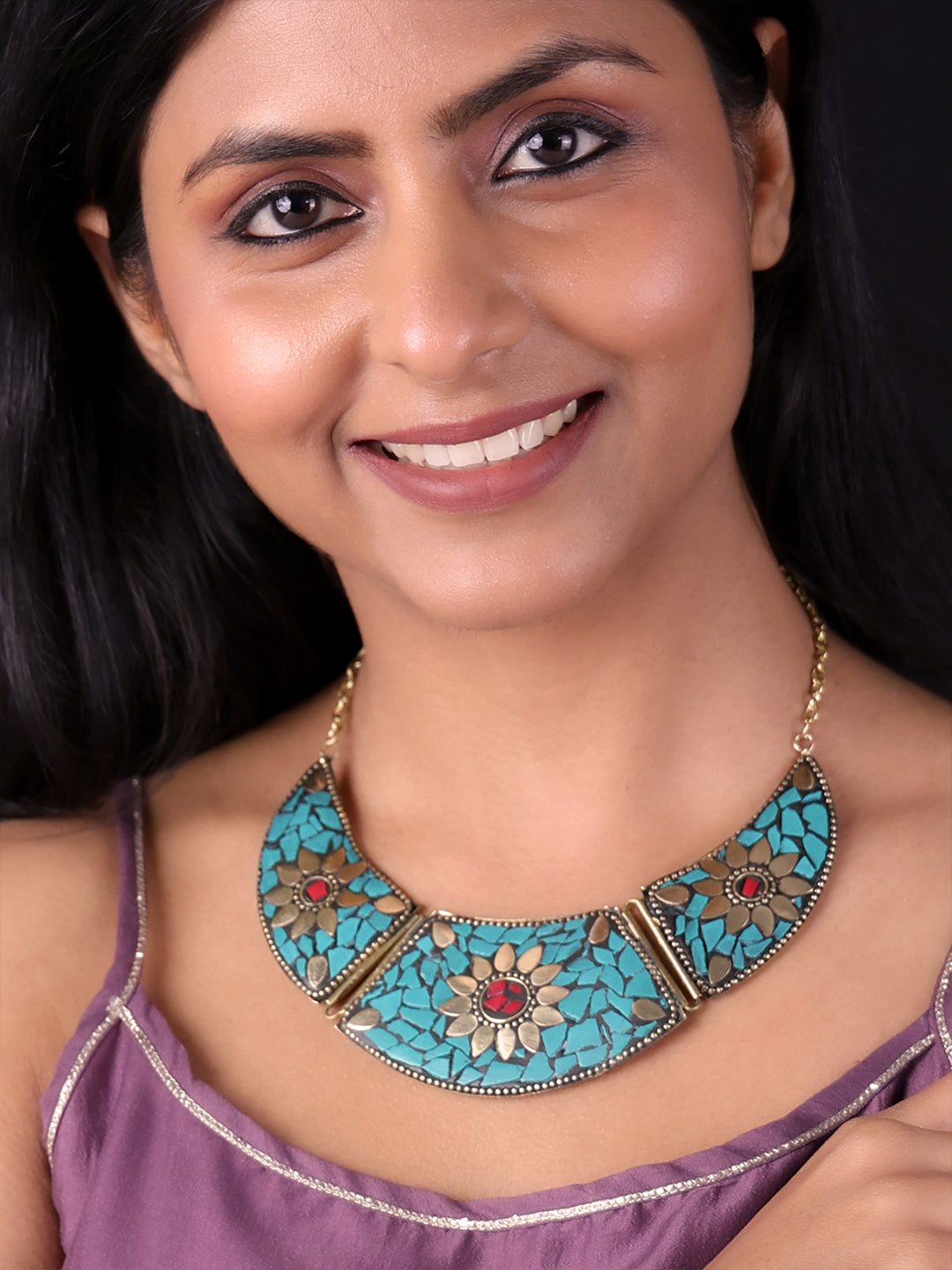 Brass Gold-Plated Necklace