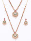 Gold-Plated Stone-Studded Jewellery Set