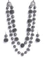 Silver-Plated Beads Beaded Jewellery Set