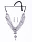 Silver Plated Beaded Jewellery Set