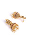 Gold-Plated Stone-Studded & Beaded Temple Jewellery Set