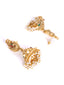 Gold-Plated Stone-Studded & Beaded Jewellery Set