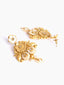 Gold-Plated Stone Studded & Beaded Jewellery Set