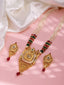 Gold-Plated Stone-Studded & Beaded Jewellery Set