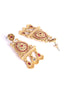 Gold-Plated Stone-Studded & Beaded Jewellery Set