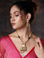 Gold-Plated Stone-Studded Jewellery Set