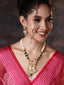 Gold-Plated Stone studded and beaded Jewellery Set