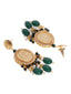 Gold-Plated AD Stone Studded & Beaded Jewellery Set