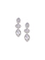 Silver-Plated Solitaire Studded Jewellery Set