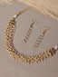 Gold Plated Pearls Beaded Jewellery Set