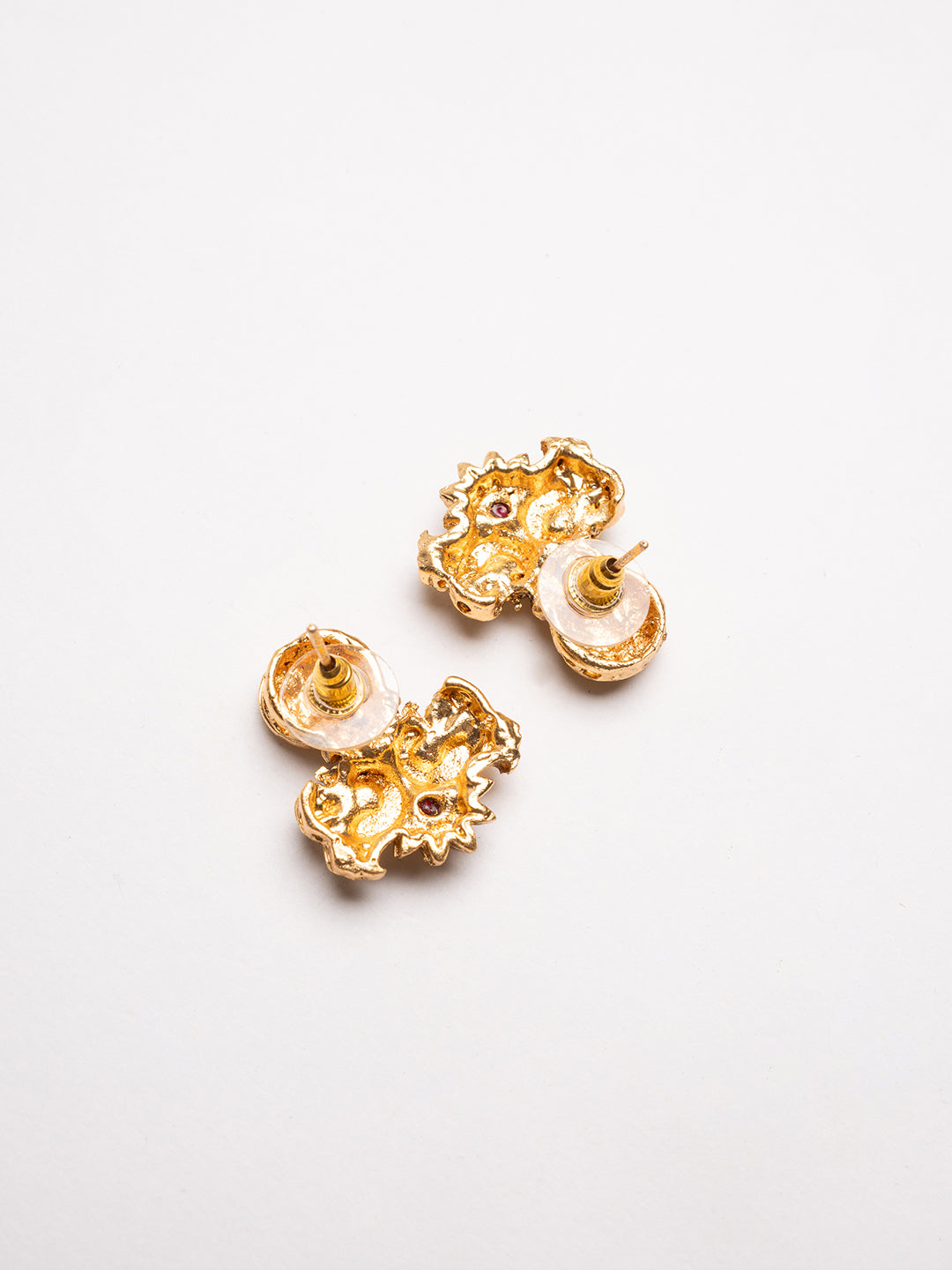 Gold-Plated Stones-Studded Jewellery Set