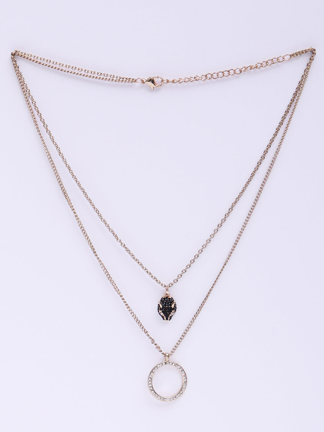 Gold-Plated Layered Necklace