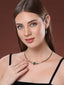 18KT Gold Plated Artificial Stones Studded Tarnish-Free Necklace Set