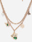 18KT Gold Plated Stone Studded Tarnish-Free Waterproof Necklace