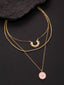 Gold & Pink Gold-Plated Layered Chain