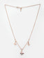 Gold-Toned & White Brass Gold-Plated Handcrafted Necklace