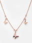 Gold-Toned & White Brass Gold-Plated Handcrafted Necklace