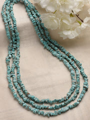 Turquoise Blue Layered Necklace