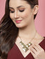 Gold-Toned Square Shaped Necklace