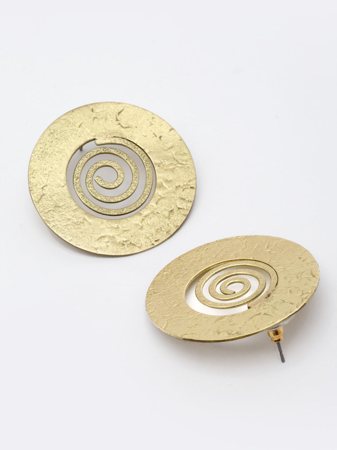 Gold-Plated Circular Shaped Jewellery Set