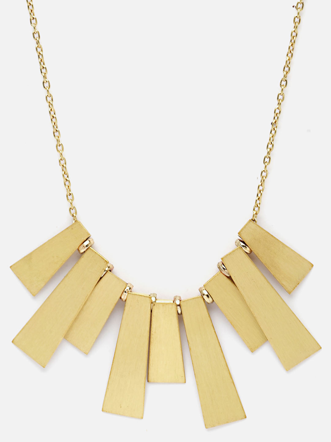 Gold-Plated Contemporary Handcrafted Necklace