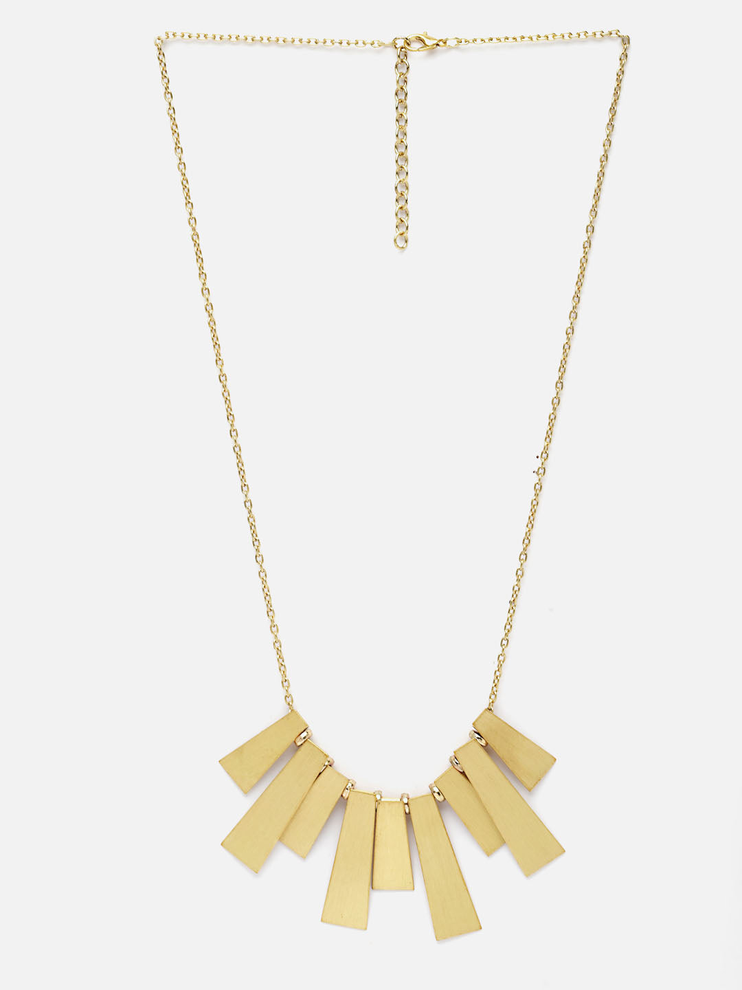 Gold-Plated Contemporary Handcrafted Necklace