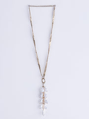 VOGUE PANASH-Gold-Plated Beaded Layered Necklace With Chain