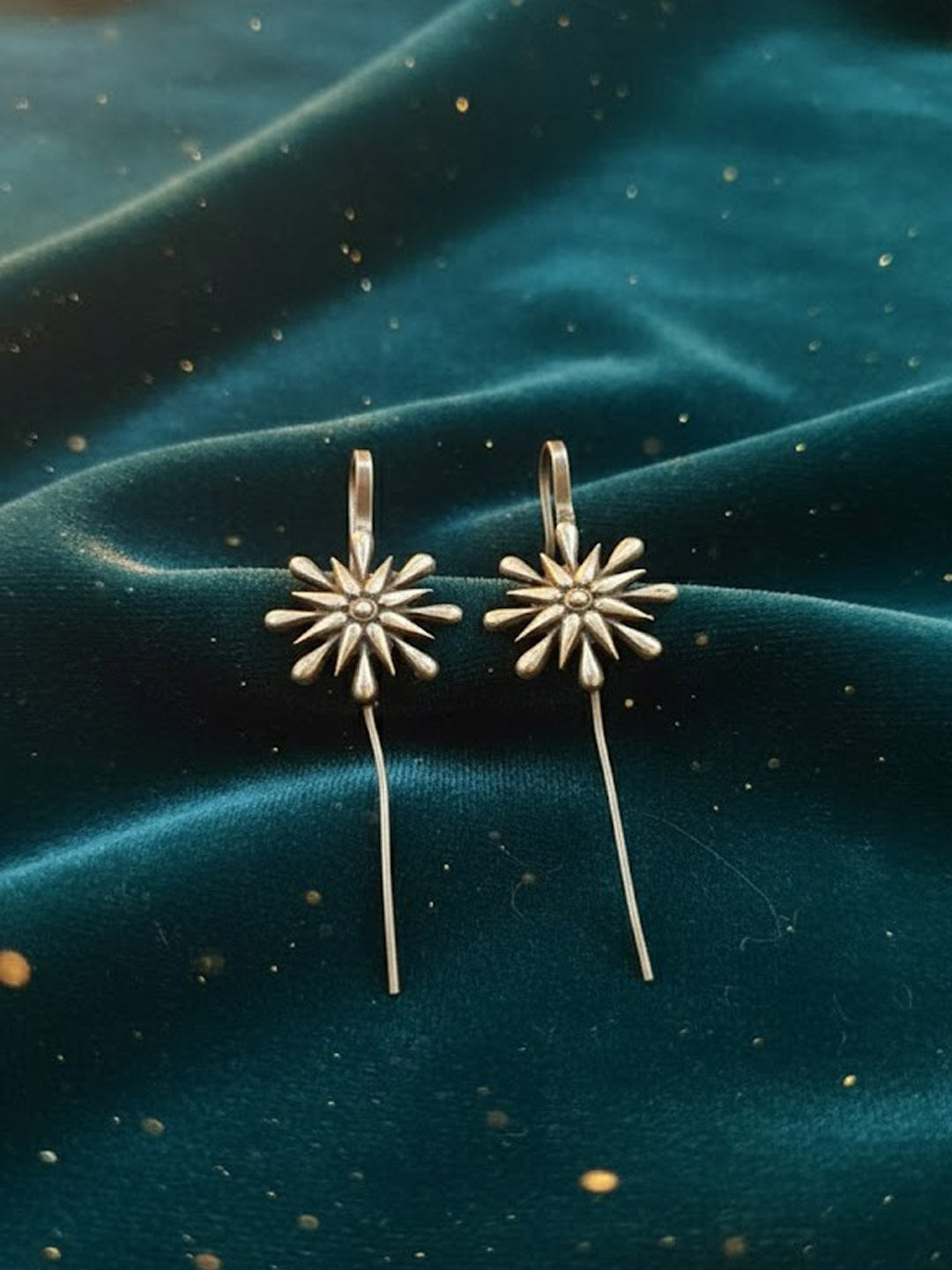 Floral Ear Cuff Earrings