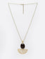 Gold-Plated Stone Studded Pendant Chain