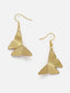 Gold-Plated Butterfly-Shaped Pendant Set