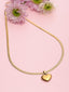 Gold-Plated Heart Shaped Pendants with Chains