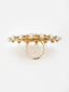 Gold-Plated Kundan-Studded & Pearl Beaded Finger Ring