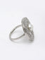 Women Silver-Plated AD Studded Finger Ring