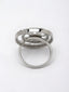 Women Silver-Plated AD Studded Finger Ring