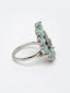 Women Silver-Plated AD Studded Adjustable Finger Ring