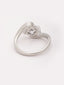 Silver-Plated Solitaire AD-Studded Solitaire Finger Ring