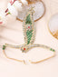 Gold Plated Bhaiya Bhabhi Bracelet With Ring Rakhis With Roli Chawal