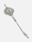 Silver Plated Stone Studded Maang Tikka