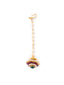 Gold-Plated Kundan Studded & Pearls Beaded Maang Tikka