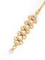 Gold-Plated Kundan Studded & Pearls Beaded Maang Tikka
