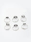 Set of 3 Panash Silver-Plated Toe Rings