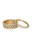 Set Of 4 Gold-Plated White Kundan-Studded Handcrafted Bangles